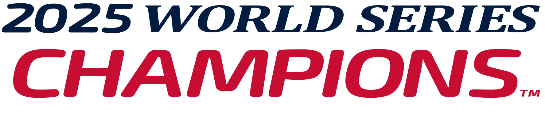 2025 WORLD SERIES CHAMPIONS